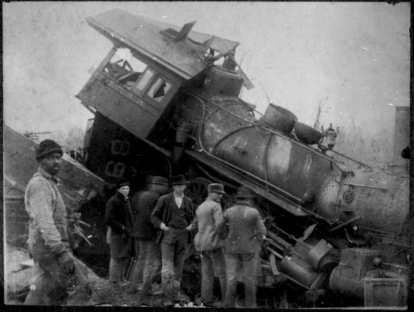 Wreck of Illinois Central Train, Ripley, 1901